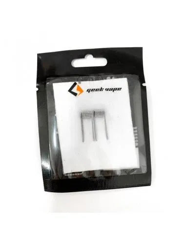 Geekvape Fused Clapton Coils 0.9ohm | 2 Pk & Cotton | bearsvapes.co.uk