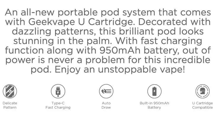 Geekvape Obelisk U Pod Vape Kit | bearsvapes.co.uk