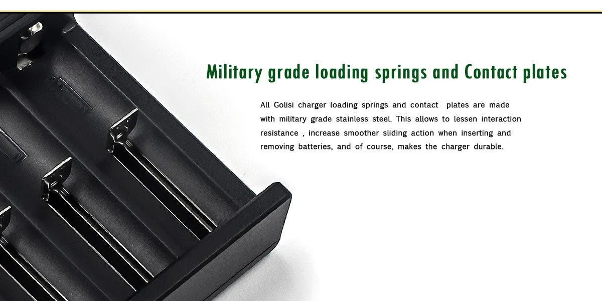 Golisi Needle 4 Smart USB Battery Charger  | bearsvapes.co.uk