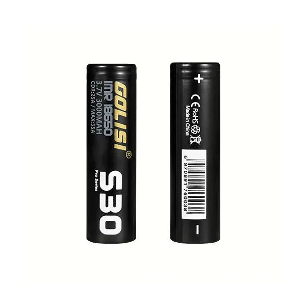 Golisi S30 Pro Series IMR 18650 3000 mAh Battery – Twin Pack