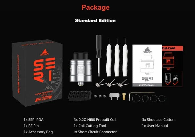 Hellvape Seri RDA | Triple or Dual Coil SERIES RDA | bearsvapes.co.uk