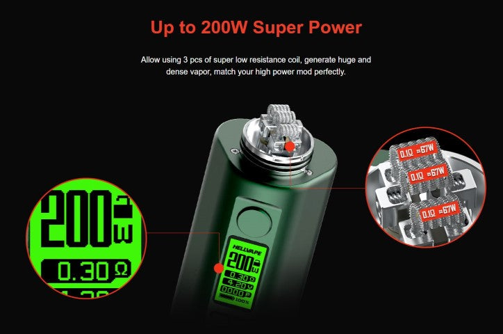 Hellvape Seri RDA | Triple or Dual Coil SERIES RDA | bearsvapes.co.uk