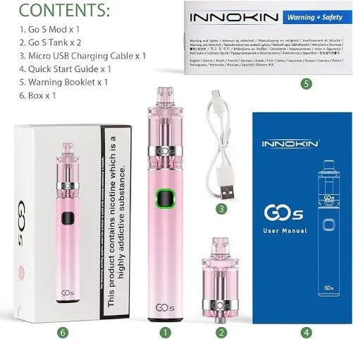 Innokin Go S Starter Vape Kit | 1500mAh MTL Kit | bearsvapes.co.uk