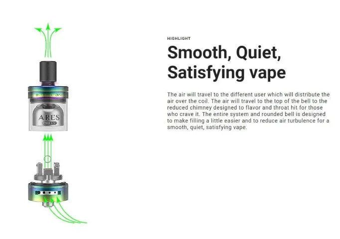 Innokin Ares MTL RTA  | bearsvapes.co.uk