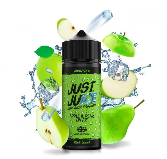 Just Juice Apple and Pear on Ice Shortfill 100ml | bearsvapes.co.uk