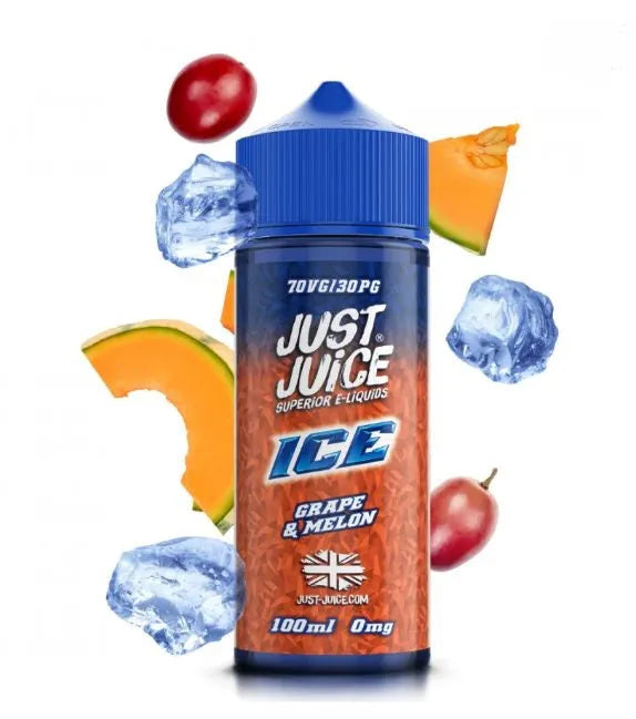 Just Juice Grape and Melon On Ice Shortfill 100ml | bearsvapes.co.uk