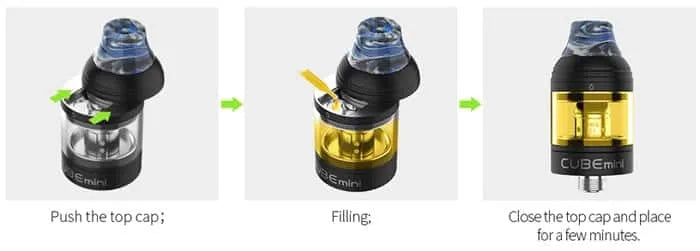 OBS Cube Mini Tank 2ml MTL Vape Tank | bearsvapes.co.uk