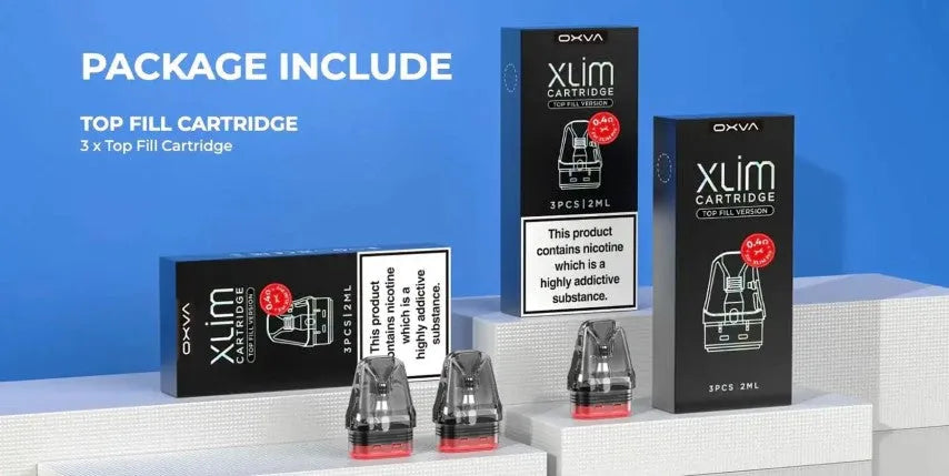 OXVA Xlim V3 Replacement Pods 3 Pack 4 Variants | bearsvapes.co.uk