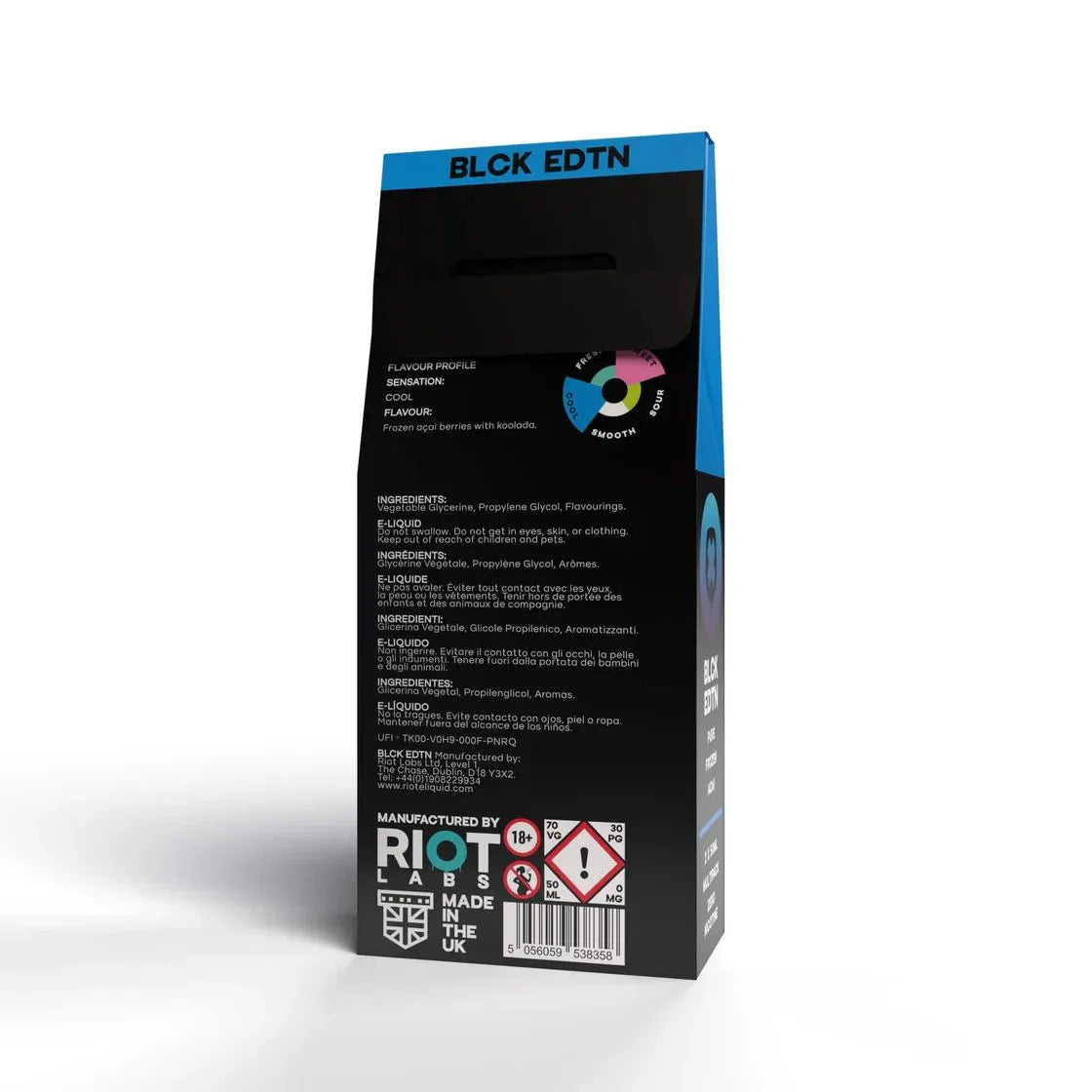 Riot Squad Pure Frozen Acai Shortfill 2 x 50ml | bearsvapes.co.uk