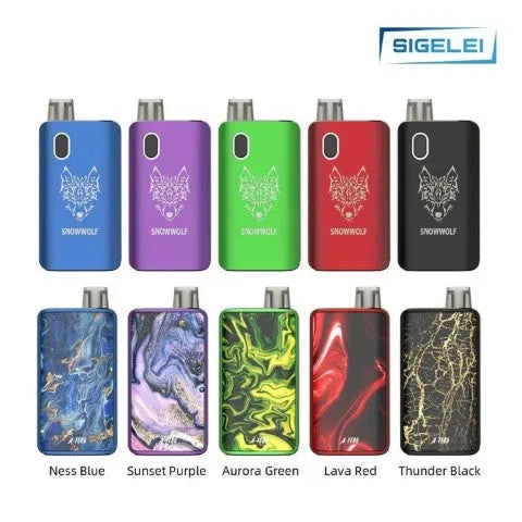 Sigelei Snowwolf Afeng 30 Pod Vape Kit FREE Battery | bearsvapes.co.uk