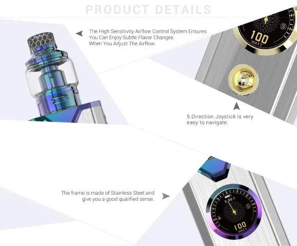 Sigelei Chronus 200W Vape Kit | 2 x Free Batteries | bearsvapes.co.uk