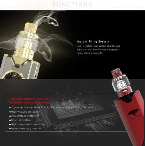 Sigelei Chronus 200W Vape Kit | 2 x Free Batteries | bearsvapes.co.uk