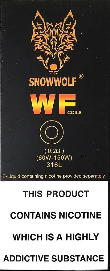 Sigelei Snowwolf WF Replacement Coils 5pk | bearsvapes.co.uk