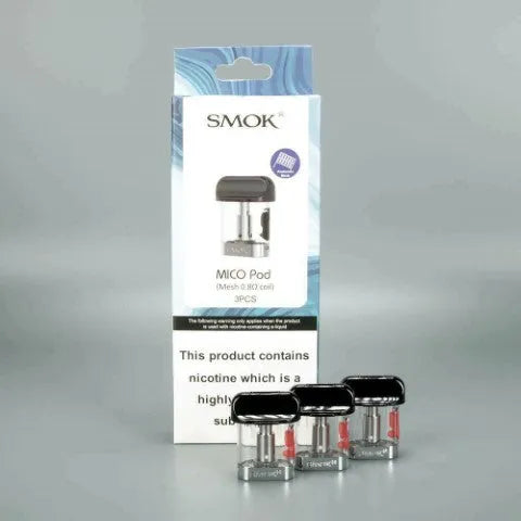 Smok Mico Replacement Pods 3 Pack | NOW ONLY £4.95 | bearsvapes.co.uk
