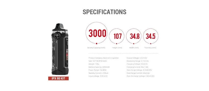 Smok IPX80 Pod Vape Kit | RPM2 Coils | ONLY £21.95 | bearsvapes.co.uk