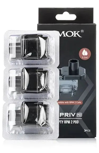 Smok G-Priv Replacement Pods | LP2 & RPM2 3 Pack | bearsvapes.co.uk