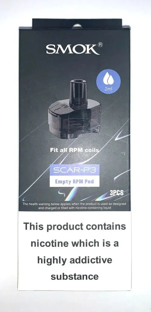 Smok Scar P3 Replacement Pods | RPM & RPM2 3 Pack | bearsvapes.co.uk