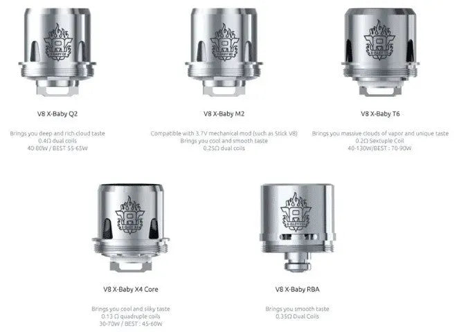 Smok V8 X-Baby Replacement Coils 3pk | ONLY £7.95 | bearsvapes.co.uk