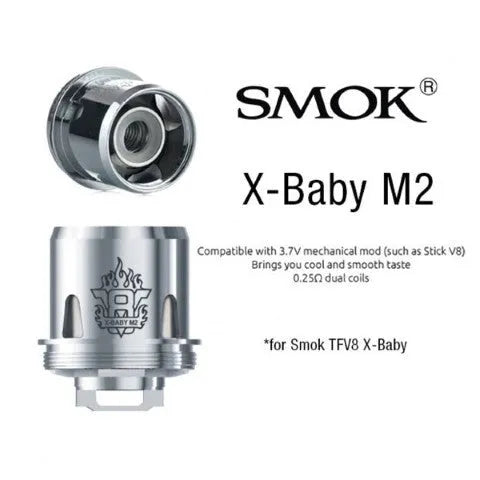 Smok V8 X-Baby Replacement Coils 3pk | ONLY £7.95 | bearsvapes.co.uk