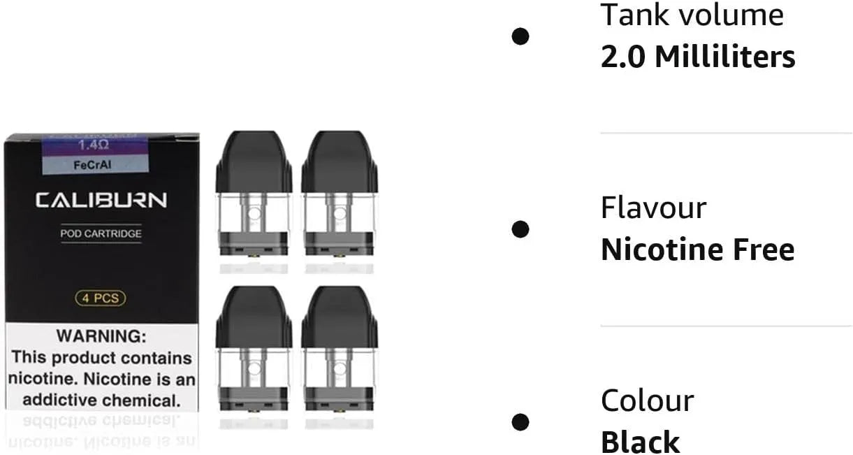 Uwell Caliburn Replacement Pods 4pk | bearsvapes.co.uk