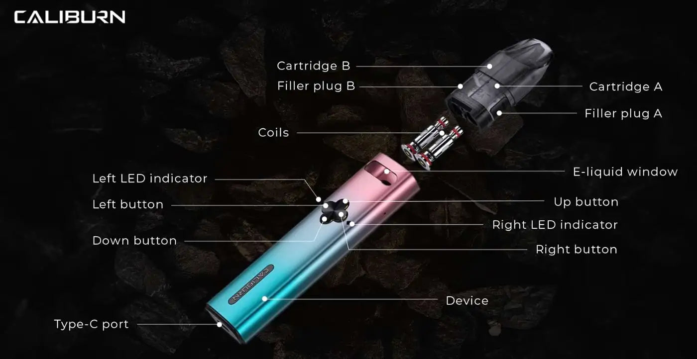 Uwell Caliburn Explorer Pod Kit | DUAL POD KIT | bearsvapes.co.uk