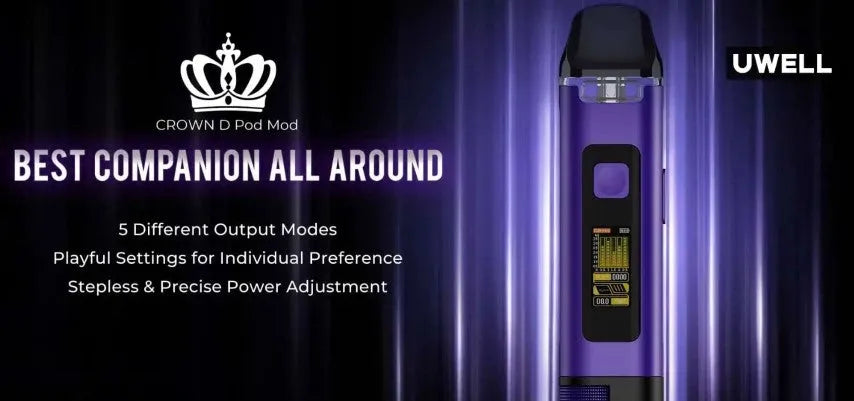 Uwell Crown D Pod Vape Kit DTL & RDTL Pod Kit | bearsvapes.co.uk