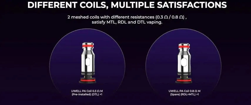 Uwell Crown D Pod Vape Kit DTL & RDTL Pod Kit | bearsvapes.co.uk