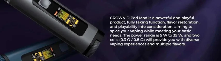 Uwell Crown D Pod Vape Kit DTL & RDTL Pod Kit | bearsvapes.co.uk