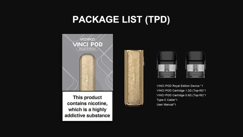 Voopoo Vinci Pod Vape Kit Royal Edition | MTL Kit | bearsvapes.co.uk