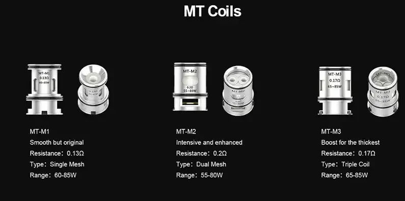 Voopoo MAAT MT Replacement Coils 3pk | bearsvapes.co.uk