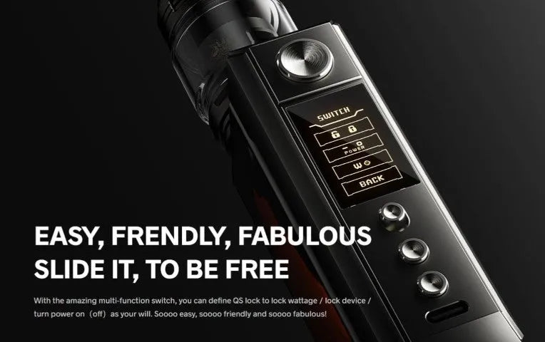 Voopoo Drag 4 Vape Kit | 2 Free Golisi 18650 Batteries | ONLY £44.95