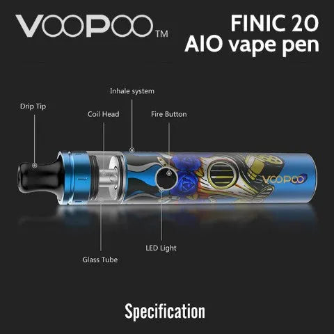 Voopoo Finic 20 AIO Vape Pen Kit NOW ONLY £14.95 | bearsvapes.co.uk