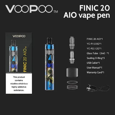 Voopoo Finic 20 AIO Vape Pen Kit NOW ONLY £14.95 | bearsvapes.co.uk