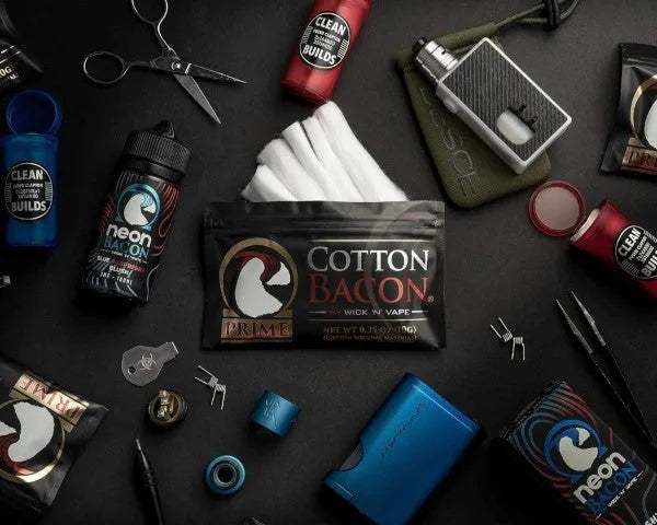 Cotton Bacon Prime by Wick'n'Vape | 100% Organic | bearsvapes.co.uk