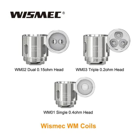 Wismec WM Replacement Vape Coils 5pk | bearsvapes.co.uk