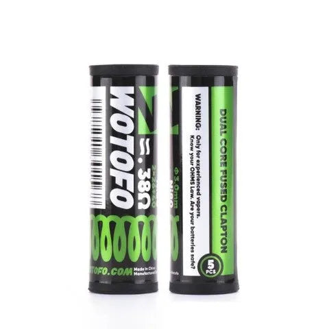 Wotofo Dual Fused Clapton Coils 0.38 Ohm | 10 Pack | bearsvapes.co.uk