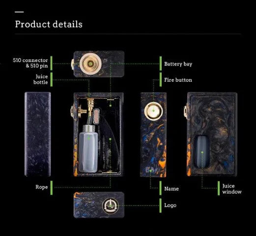 Wotofo Stentorian Ram Mechanical Squonk Mod | bearsvapes.co.uk
