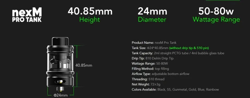 Wotofo nexMESH Pro Vape Tank | NOW ONLY £19.95 | bearsvapes.co.uk