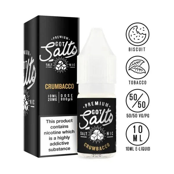 Got Salt Crumbacco Nic Salt 4 For 3 Offer | bearsvapes.co.uk
