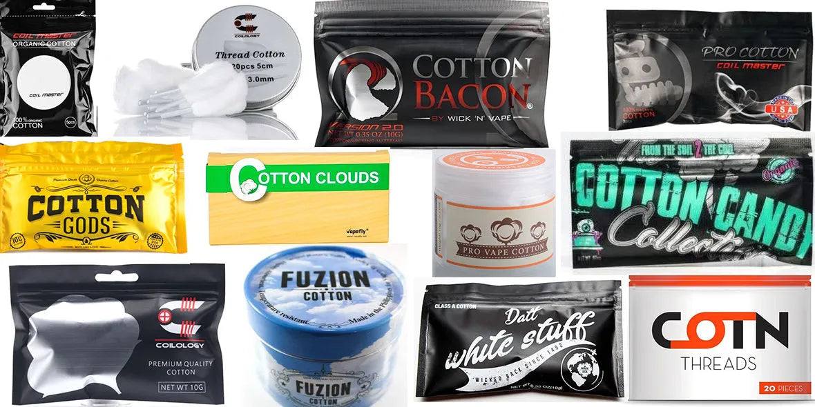 Vape Cotton - The Largest Range In The UK | bearsvapes.co.uk