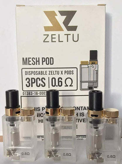 Zeltu X Replacement Pods 3 Pack | bearsvapes.co.uk