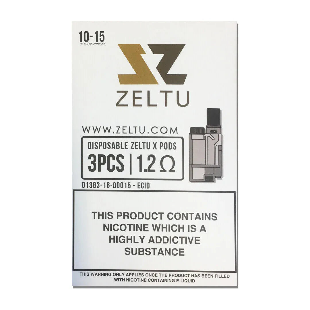 Zeltu X Replacement Pods 3 Pack | bearsvapes.co.uk