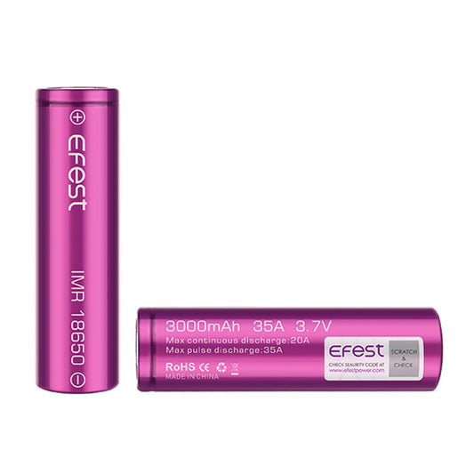 Efest INR18650 3000mAh 25A Battery | bearsvapes.co.uk