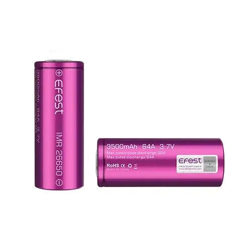 Efest IMR26650 Battery 3500mAh 3.7V 32A - 64A Max | bearsvapes.co.uk