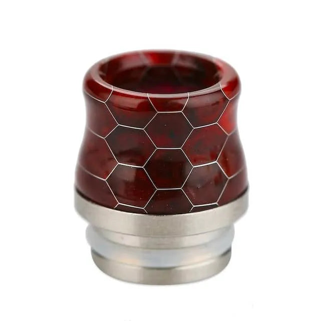 810 Resin & SS Curved Snakeskin Drip-tip | bearsvapes.co.uk