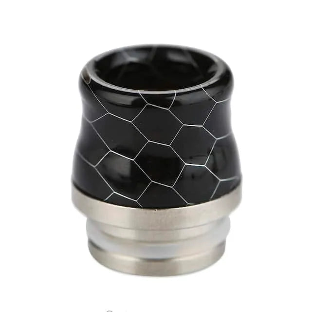 810 Resin & SS Curved Snakeskin Drip-tip | bearsvapes.co.uk