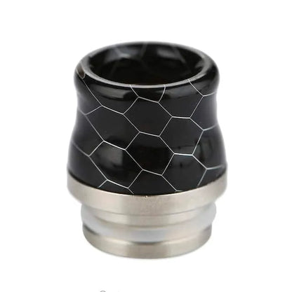 810 Resin & SS Curved Snakeskin Drip-tip | bearsvapes.co.uk