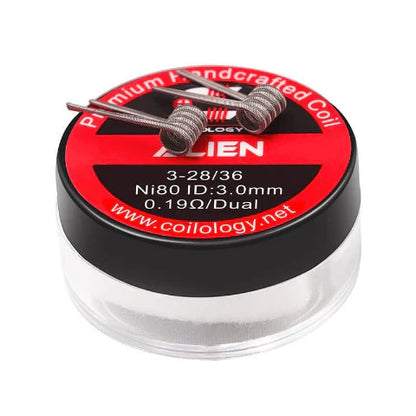 Handmade Coilology Alien Coils | 10 Pack 16 Types | bearsvapes.co.uk