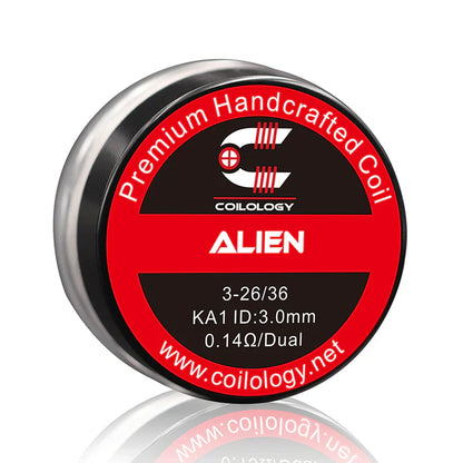 Handmade Coilology Alien Coils | 10 Pack 16 Types | bearsvapes.co.uk