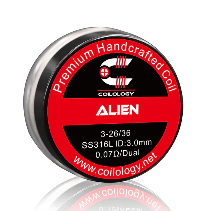 Handmade Coilology Alien Coils | 10 Pack 16 Types | bearsvapes.co.uk